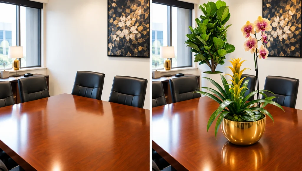office plant care service from smilein plants in palm beach county